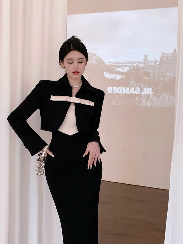 plus Size Women's Knot Coat Slimming Waist Design Korean Sle Long Sve Dr Set Faionable Commute Look
plus Size Women's Knot Coat Slimming Waist Design Korean Sle Long Sve Dr Set Faionable Commute Look