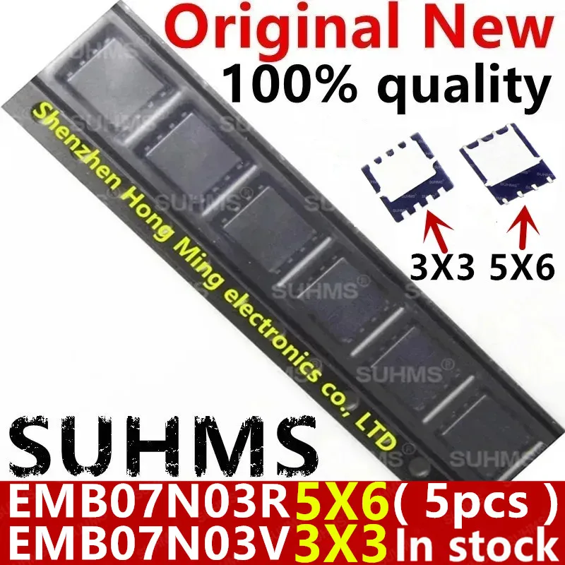 (5 шт.) 100% новый набор микросхем EMB07N03HR EMB07N03R B07N03R EMB07N03V EMB07N03 B07N03
(5 шт.) 100% новый набор микросхем EMB07N03HR EMB07N03R B07N03R EMB07N03V EMB07N03 B07N03