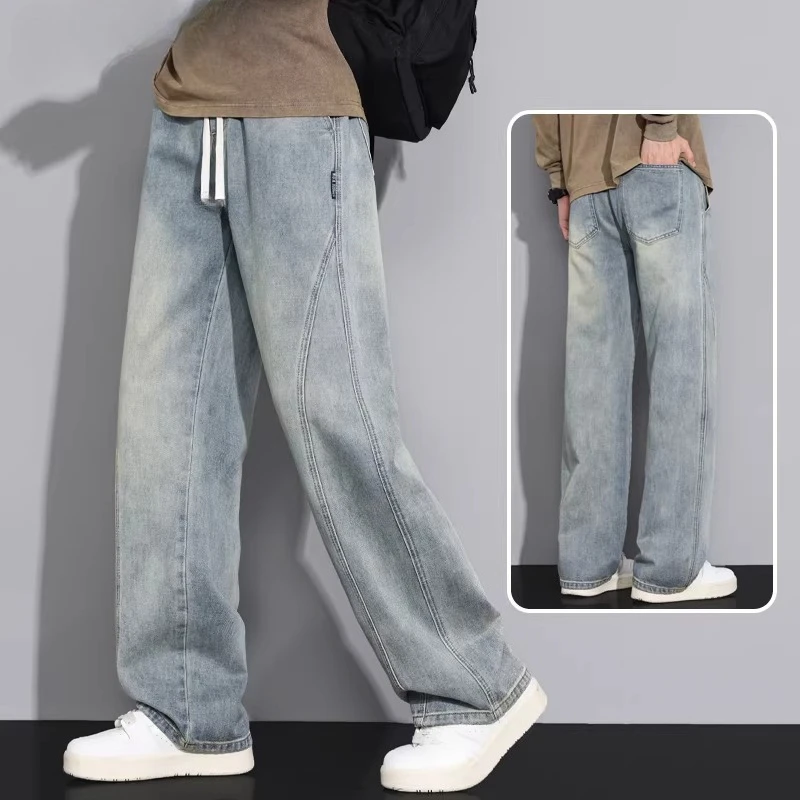 Американские джинсы с изогнутым кроем, осенне-зимние, на флисовой подкладке, утолщенные, в стиле ретро, свободные, прямые, широкие, повседневные, теплые, джинсовые брюки
Американские джинсы с изогнутым кроем, осенне-зимние, на флисовой подкладке, утолщенные, в стиле ретро, свободные, прямые, широкие, повседневные, теплые, джинсовые брюки