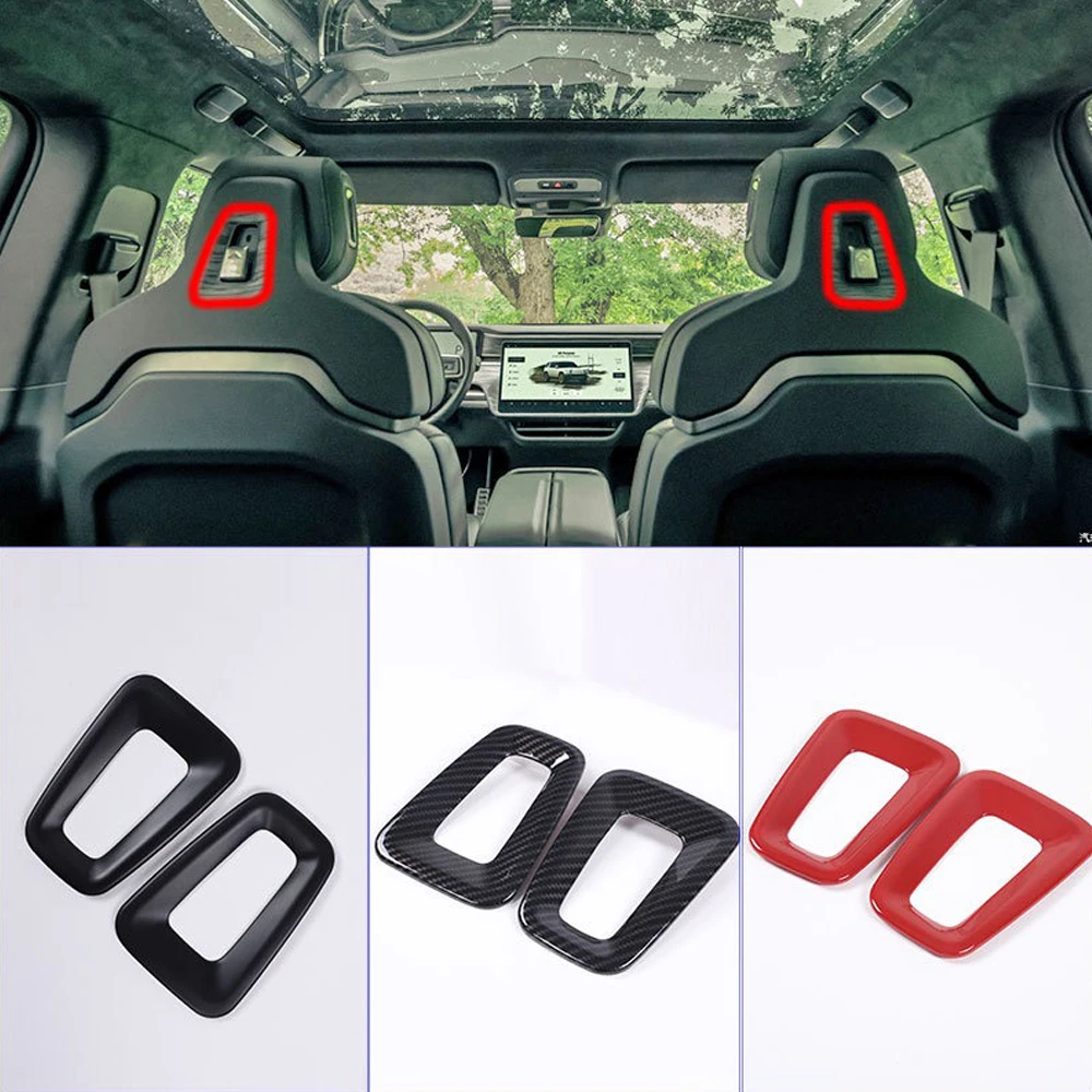 Car chair back hook Cover For Rivian R1T R1S 2022-2024 Decorative Panel Frame Trim car interior decor accessories
Car chair back hook Cover For Rivian R1T R1S 2022-2024 Decorative Panel Frame Trim car interior decor accessories