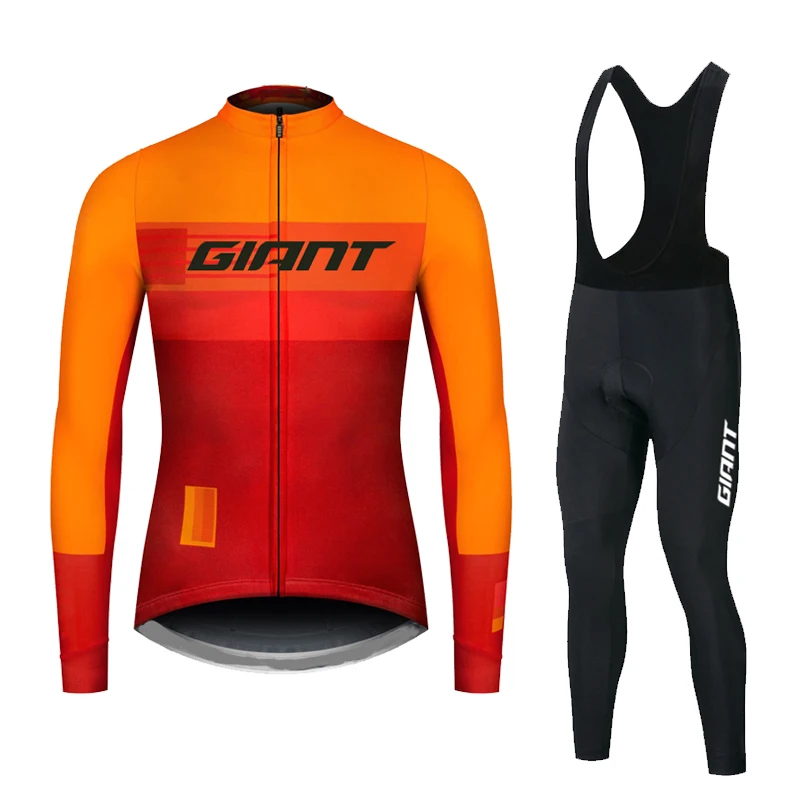 2023 Cycling Jerseys Set GIANT Autumn Riding Long Sleeves Men's Cycling Bib Set Bicycle Clothing Spring Breathable Bike Clothes
2023 Cycling Jerseys Set GIANT Autumn Riding Long Sleeves Men's Cycling Bib Set Bicycle Clothing Spring Breathable Bike Clothes