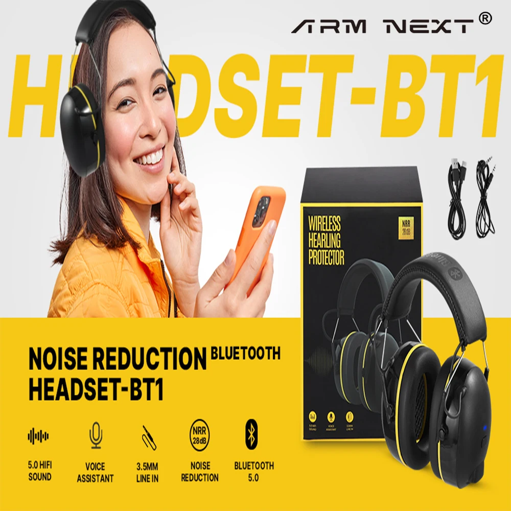Lithium battery Bluetooth Electronic Shooting Ear muffs Hearing Protection Ear Defenders Tactical Protector
Lithium battery Bluetooth Electronic Shooting Ear muffs Hearing Protection Ear Defenders Tactical Protector