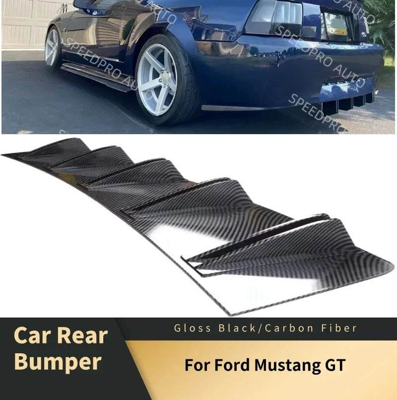 Для Ford Mustang GT: задний диффузор с 5 ребрами, сплиттер-спойлер на бампер, накладка на бампер, аксессуары для кузова автомобиля, карбон
Для Ford Mustang GT: задний диффузор с 5 ребрами, сплиттер-спойлер на бампер, накладка на бампер, аксессуары для кузова автомобиля, карбон
