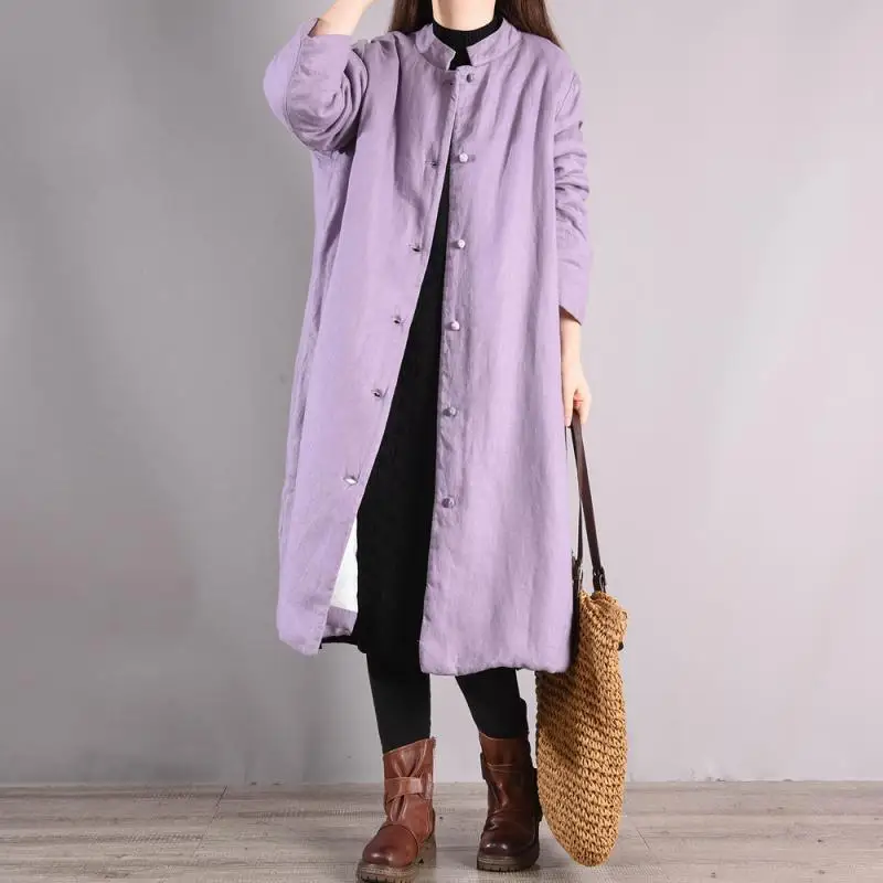 Женский осенне-зимний плащ, хлопковая куртка, свободная длинная стильная куртка
Женский осенне-зимний плащ, хлопковая куртка, свободная длинная стильная куртка