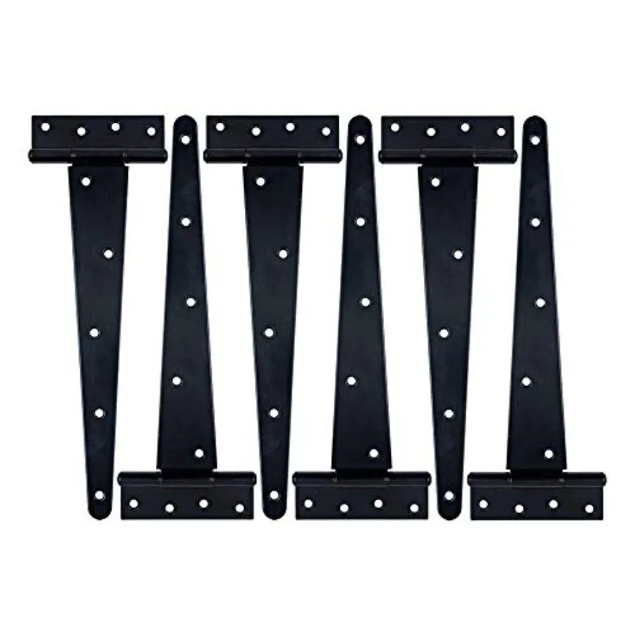 Heavy Duty T Hinge Tee T Strap Shed Gate Barn Fence Door Hinge Wrought Rustproof All Size Black,1
Heavy Duty T Hinge Tee T Strap Shed Gate Barn Fence Door Hinge Wrought Rustproof All Size Black,1