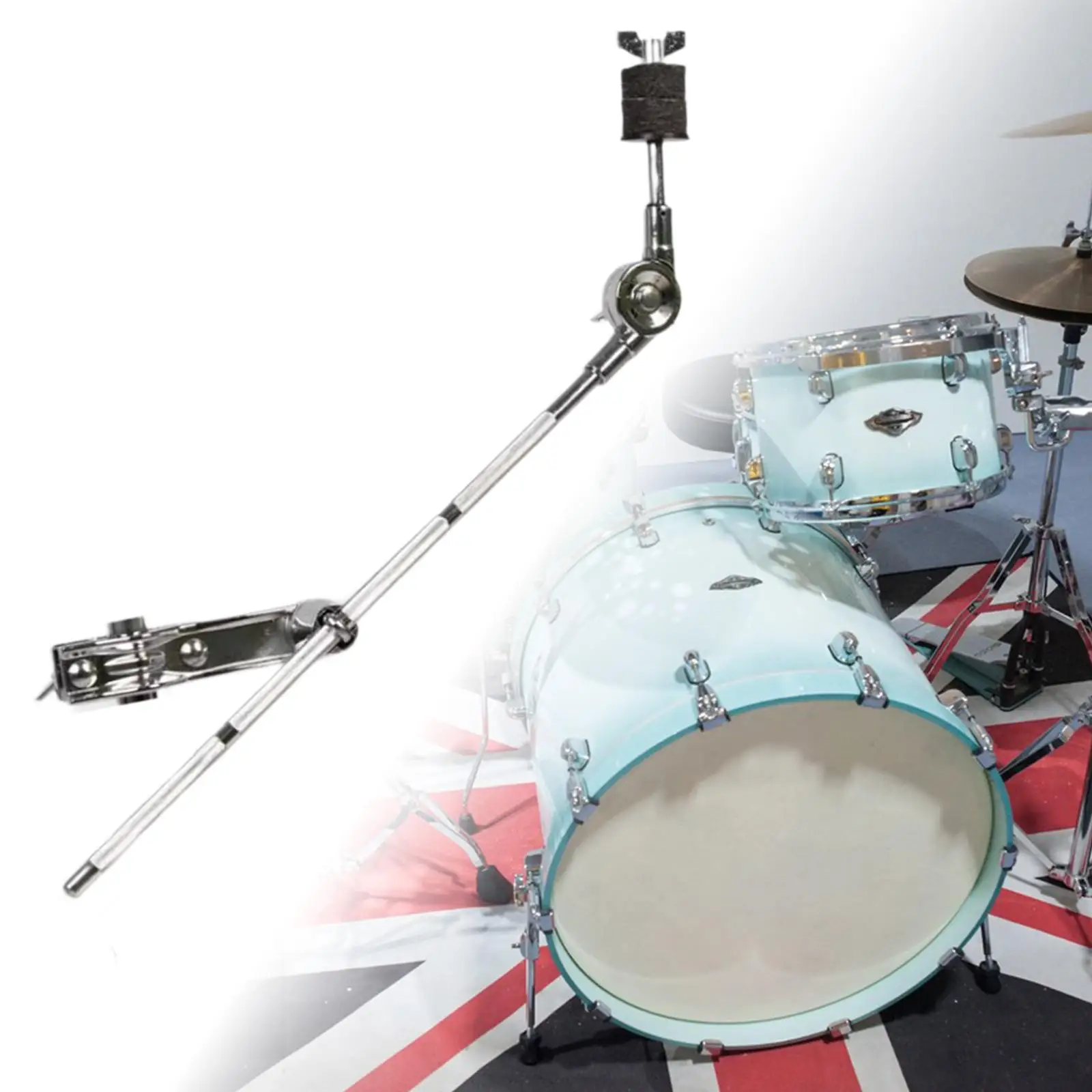 Drum Extension Clamp, Metal Drum Set Clamp for Cymbal Percussion Instrument Parts
Drum Extension Clamp, Metal Drum Set Clamp for Cymbal Percussion Instrument Parts