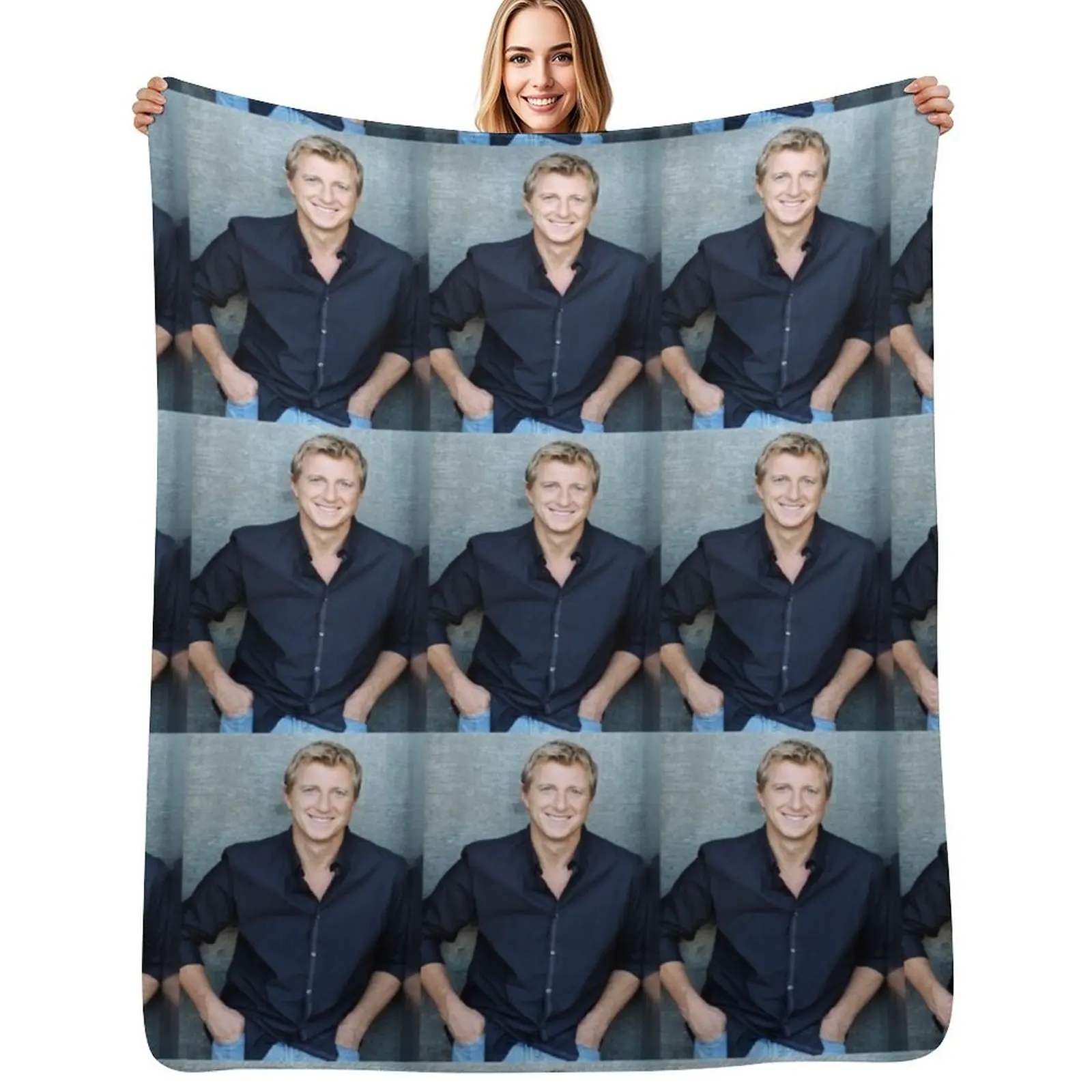 William Zabka (Johnny Lawrence Cobra Kai) Throw Blanket Plush Fuzzy Cozy Blanket for Couch Sofa
William Zabka (Johnny Lawrence Cobra Kai) Throw Blanket Plush Fuzzy Cozy Blanket for Couch Sofa