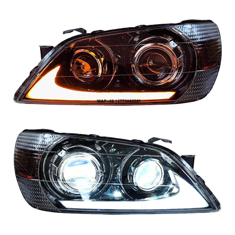 Комплект из 2 новых полностью светодиодных передних фар для Lexus IS IS200 IS300 1998-2005, аксессуары для тюнинга автомобиля, 6000K, цветные фары в сборе
Комплект из 2 новых полностью светодиодных передних фар для Lexus IS IS200 IS300 1998-2005, аксессуары для тюнинга автомобиля, 6000K, цветные фары в сборе