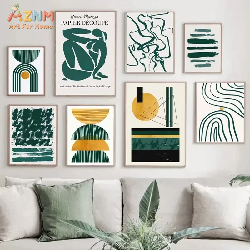 1 шт. Зеленый постер с геометрическим узором в стиле Матисса, радужная геометрическая живопись на холсте, абстрактные картины для отелей, кафе, гостиных
1 шт. Зеленый постер с геометрическим узором в стиле Матисса, радужная геометрическая живопись на холсте, абстрактные картины для отелей, кафе, гостиных