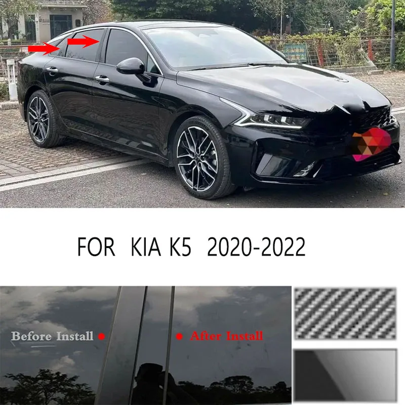 For KIA K5 2020-2022 Glossy Black Window Door Column B C Pillar Post Cover Trim Auto Sticker Styling
For KIA K5 2020-2022 Glossy Black Window Door Column B C Pillar Post Cover Trim Auto Sticker Styling