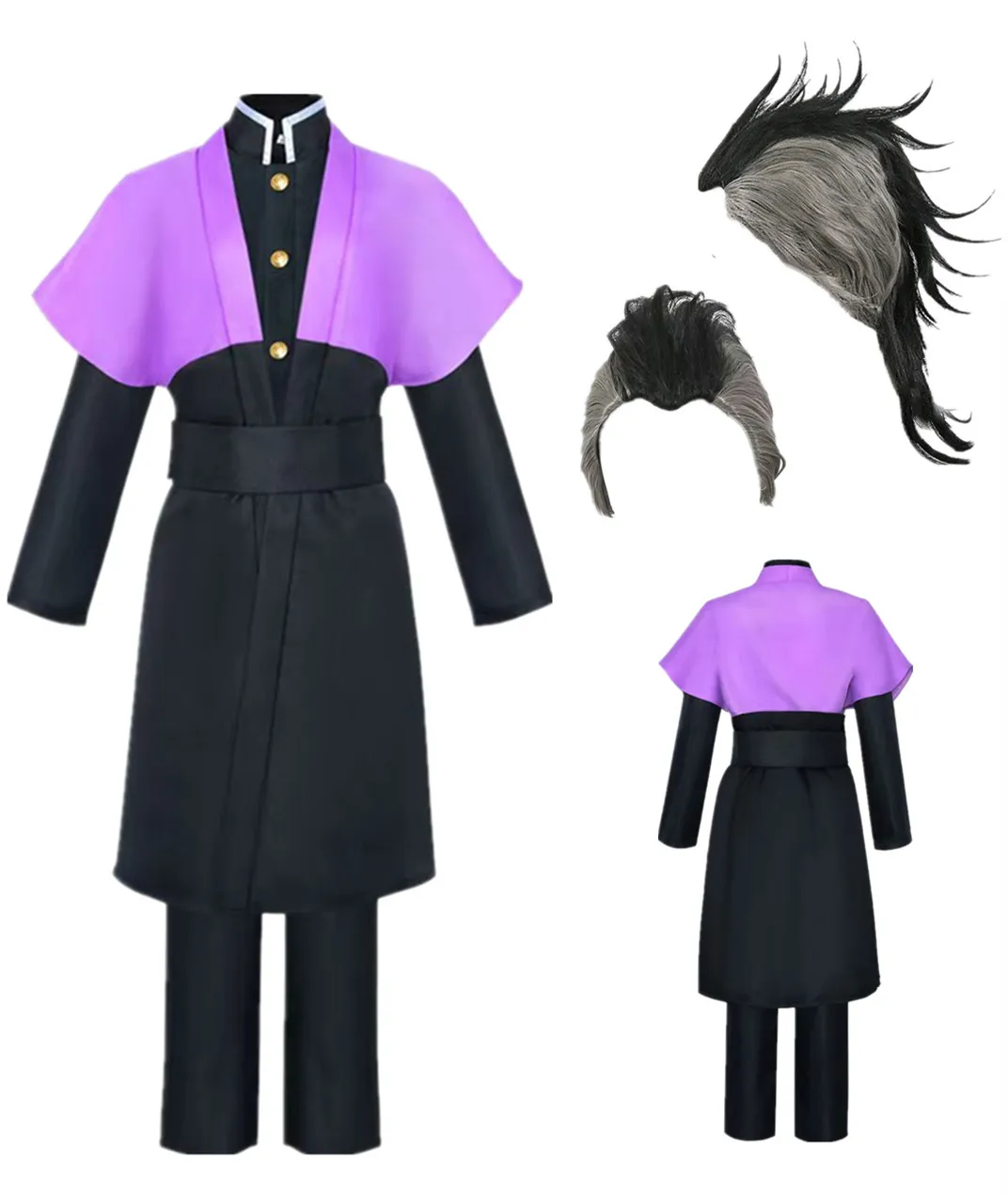 US Size Men's Shinazugawa Genya Cosplay Purple Black Shirt Pants Outfit Costume Halloween
US Size Men's Shinazugawa Genya Cosplay Purple Black Shirt Pants Outfit Costume Halloween