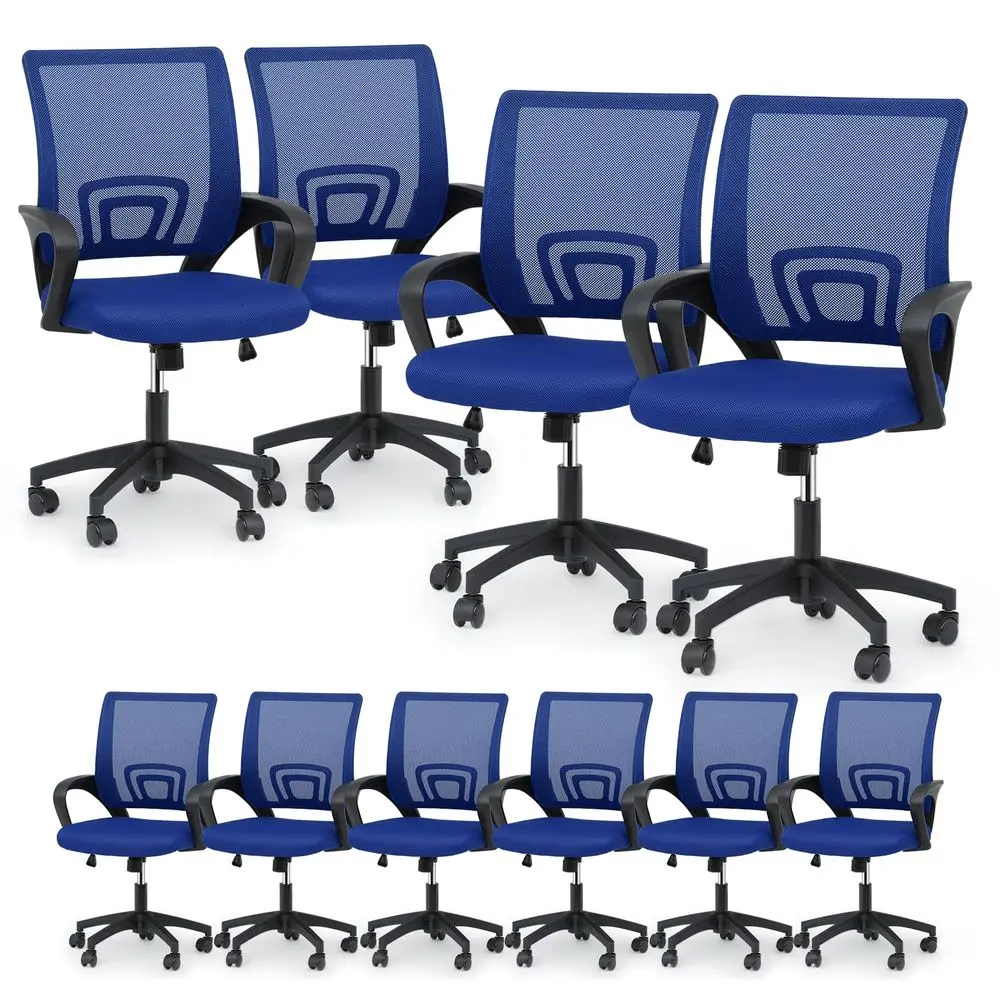 Ergonomic Office Chair 10 Pack, MidBack Mesh Desk Chair, Adjustable Swivel Computer Chair with Lumbar Support amp Breathable Ba
Ergonomic Office Chair 10 Pack, MidBack Mesh Desk Chair, Adjustable Swivel Computer Chair with Lumbar Support amp Breathable Ba