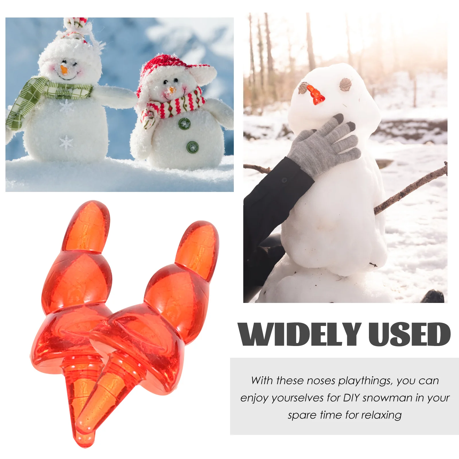 100pcs Snowman Noses 1 4cm 2 25cm Half Transparent Christmas DIY Accessories Craft Supplies Santa Decorations Snowman
100pcs Snowman Noses 1 4cm 2 25cm Half Transparent Christmas DIY Accessories Craft Supplies Santa Decorations Snowman