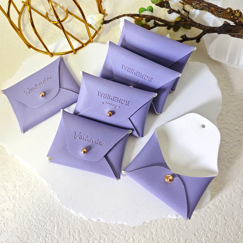Mini Envelope Jewelry Bag Snap Button Closure Luxury PU Leather Necklace Earrings Packaging Organizer Pouch Custom Logo Gift Bag
Mini Envelope Jewelry Bag Snap Button Closure Luxury PU Leather Necklace Earrings Packaging Organizer Pouch Custom Logo Gift Bag