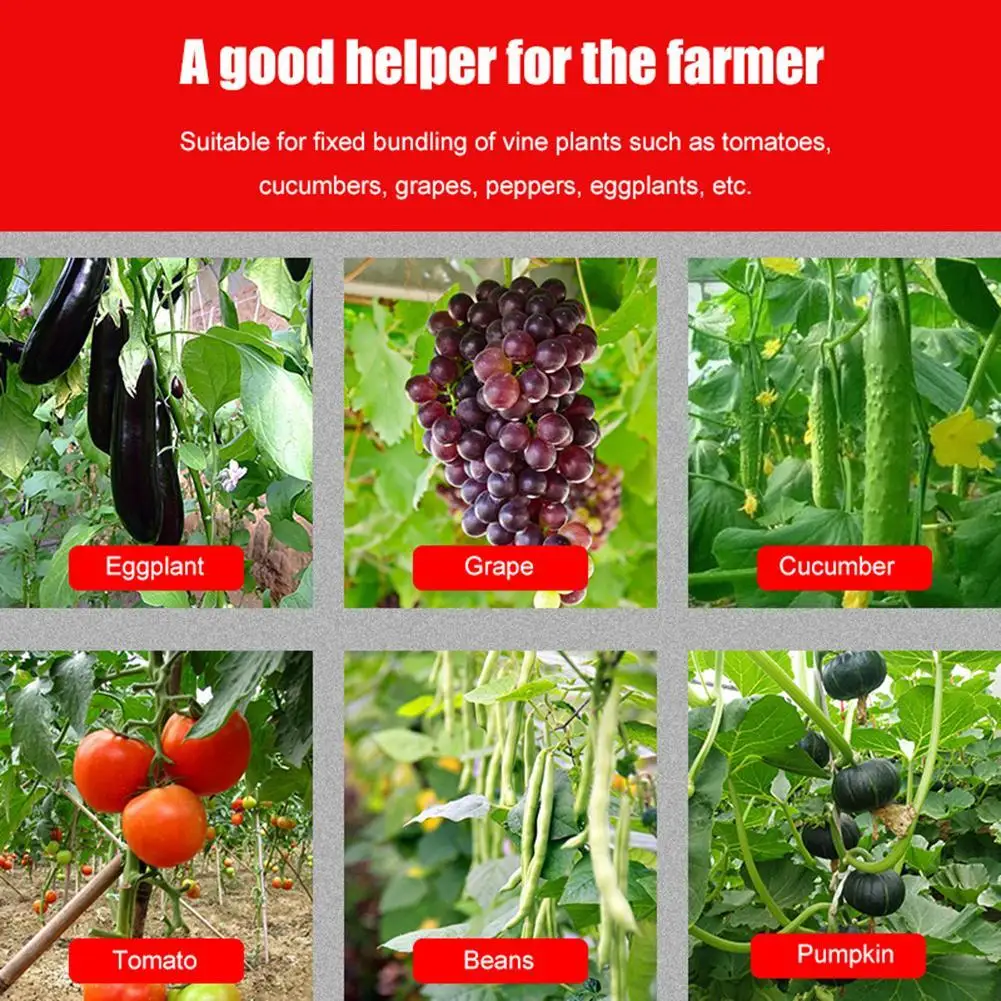 Garden Tools Plant Branch Garter Hands Tying Binding Machine Chopped Vegetables Taper Tapes for Home Garden
Garden Tools Plant Branch Garter Hands Tying Binding Machine Chopped Vegetables Taper Tapes for Home Garden