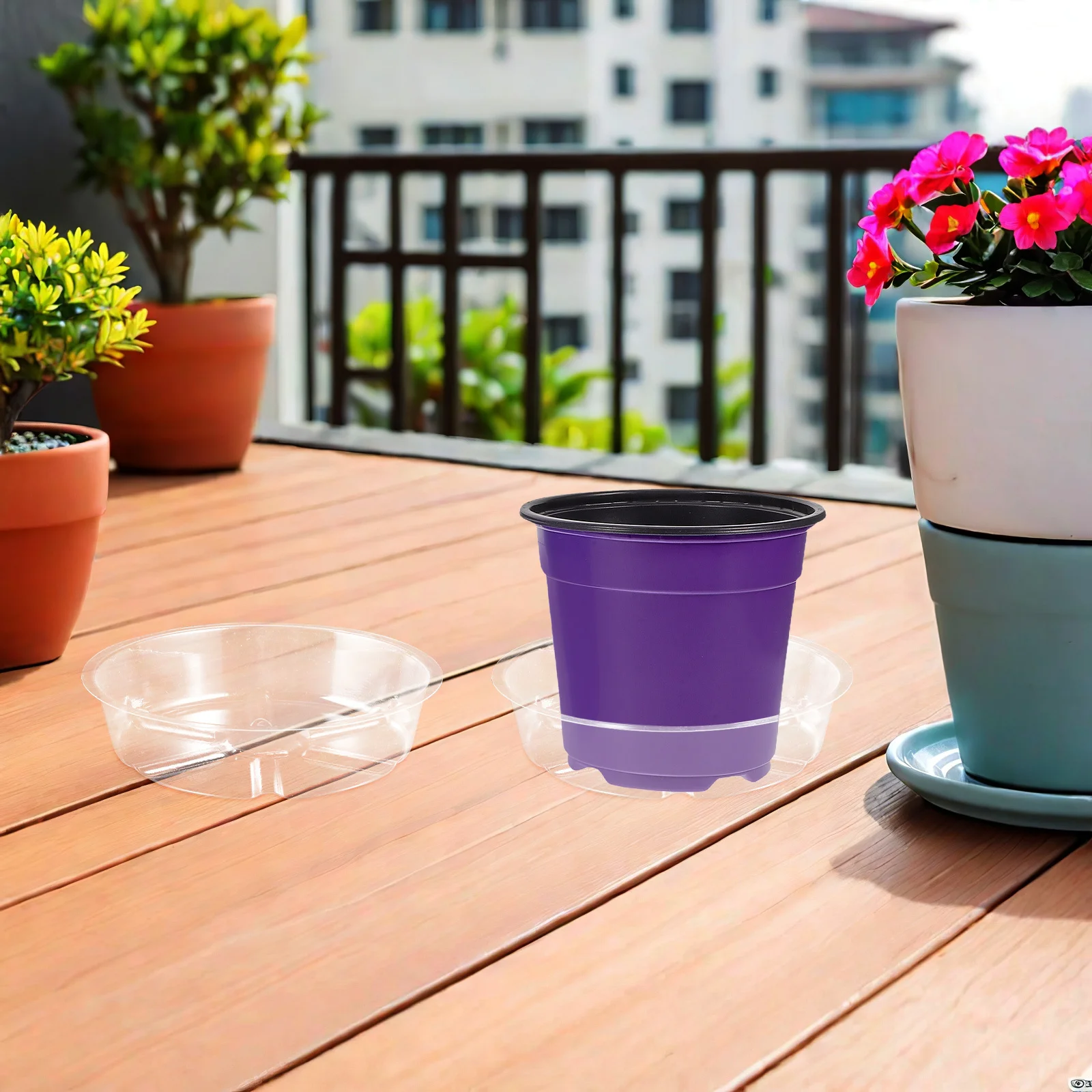 Garden Plastic Flower Pot Trays Lightweight Strong Decorative Plant Saucers for Pots Indoor Outdoor Use Multiple Sizes Available
Garden Plastic Flower Pot Trays Lightweight Strong Decorative Plant Saucers for Pots Indoor Outdoor Use Multiple Sizes Available