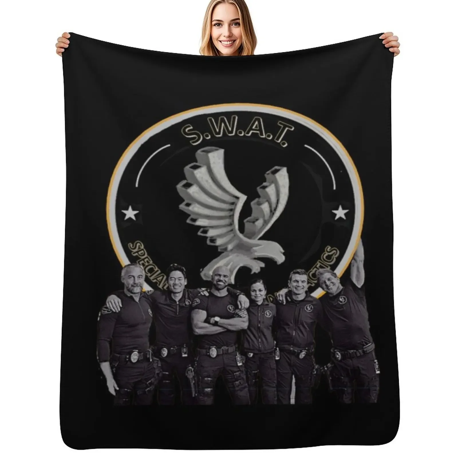 SWAT 3D TEAM Throw Blanket Plaid on the sofa Beach Furrys Soft Plaid Blanket
SWAT 3D TEAM Throw Blanket Plaid on the sofa Beach Furrys Soft Plaid Blanket