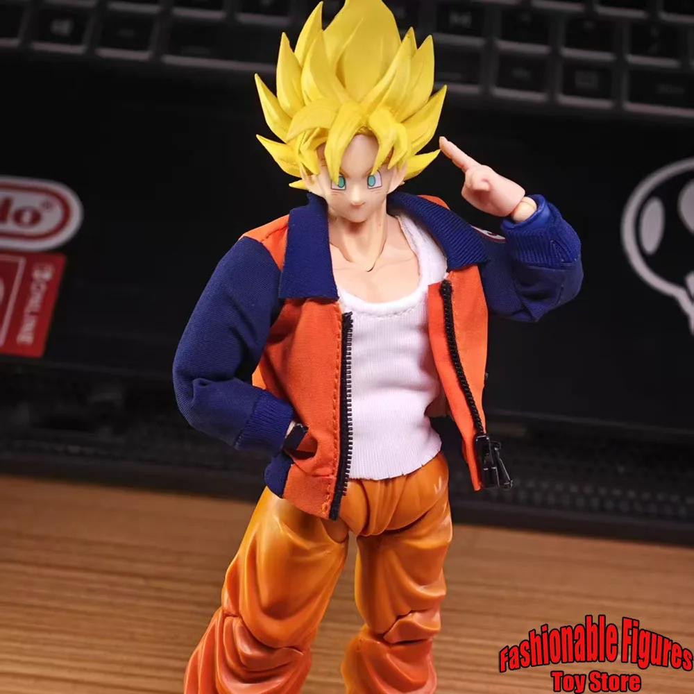 SHF 1/12 Men Soldier Goku Jacket Dragon Ball Super Saiyan Anime Sport Outerwear Vest Tops Costume Fit 6Inch Action Figure Body
SHF 1/12 Men Soldier Goku Jacket Dragon Ball Super Saiyan Anime Sport Outerwear Vest Tops Costume Fit 6Inch Action Figure Body 