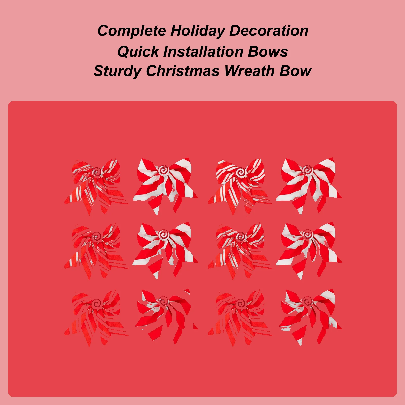 Рождественские банты для венков, 12 шт., праздничные праздничные украшения, рождественские гирлянды, банты для гирлянды в помещении, на открытом воздухе, для свадебной вечеринки
Рождественские банты для венков, 12 шт., праздничные праздничные украшения, рождественские гирлянды, банты для гирлянды в помещении, на открытом воздухе, для свадебной вечеринки