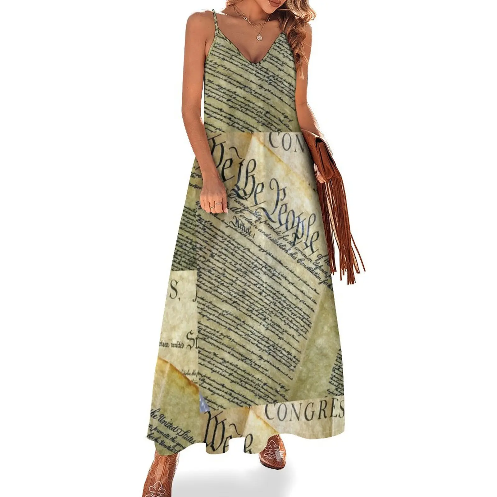 We the People... Sleeveless Long Dress loose women's dress women's clothing korea stylish Dress
We the People... Sleeveless Long Dress loose women's dress women's clothing korea stylish Dress