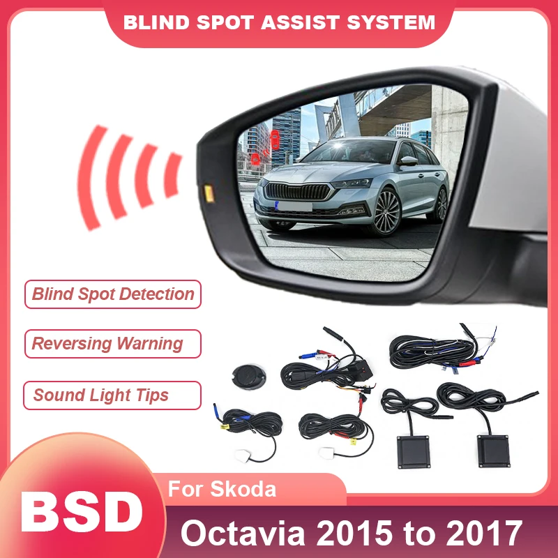 Car Smart Blind Spot Monitoring System BSD BSA BSM Parking Sensor Change Lane Aided For Skoda Octavia 2015 to 2017 Car Alarm
Car Smart Blind Spot Monitoring System BSD BSA BSM Parking Sensor Change Lane Aided For Skoda Octavia 2015 to 2017 Car Alarm