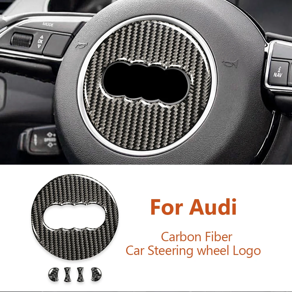 For Audi A3 A4L Q3 Q5 2013-2018 Carbon Fiber Car Steering Wheel Logo Decorative Stickers Auto Interior Modification Accesorios
For Audi A3 A4L Q3 Q5 2013-2018 Carbon Fiber Car Steering Wheel Logo Decorative Stickers Auto Interior Modification Accesorios