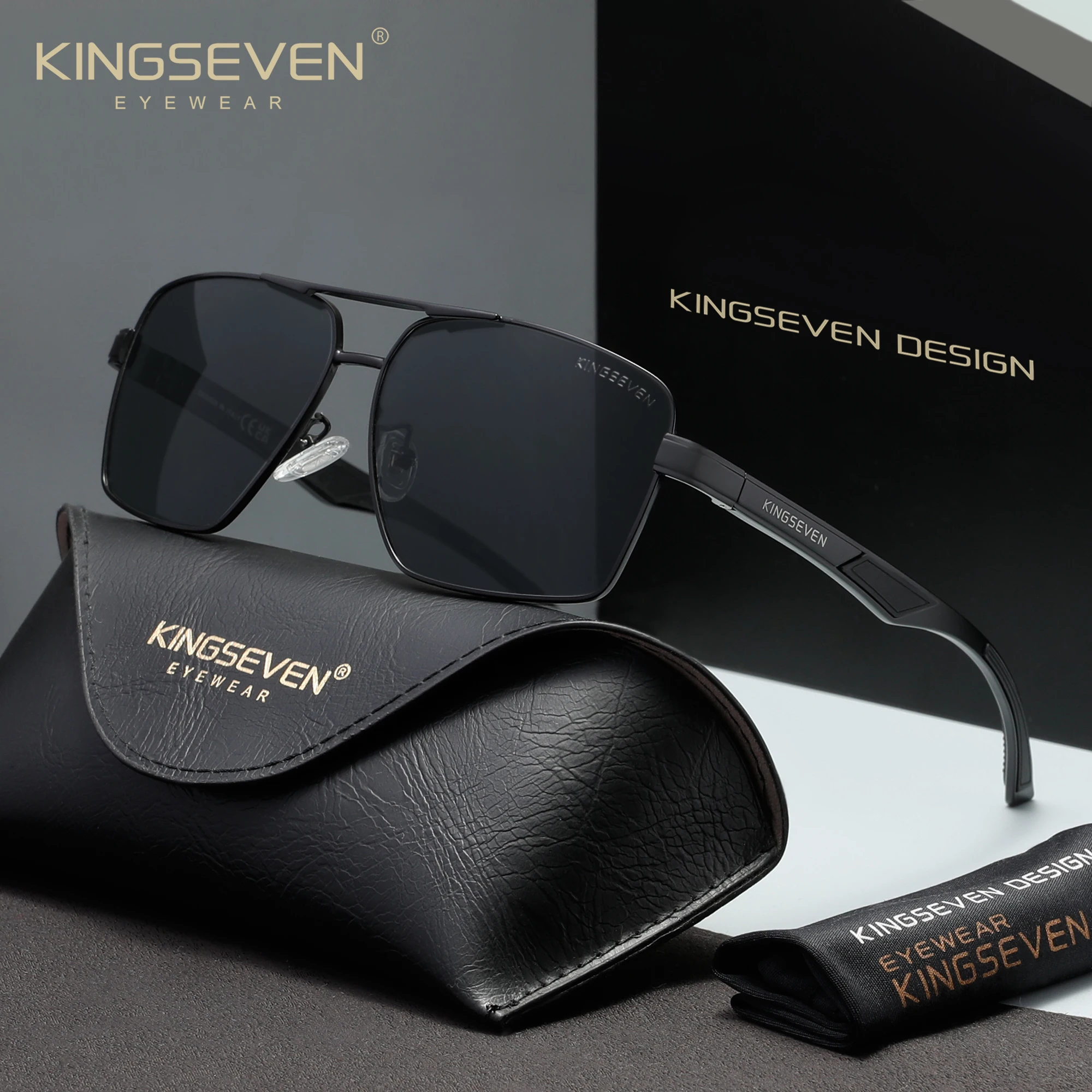KINGSEVEN Classical Sunglasses Retro Men Women Driving Outdoor Fashion Glasses UV400 Polarized Vintage Square Eyeglasses Frames
KINGSEVEN Classical Sunglasses Retro Men Women Driving Outdoor Fashion Glasses UV400 Polarized Vintage Square Eyeglasses Frames