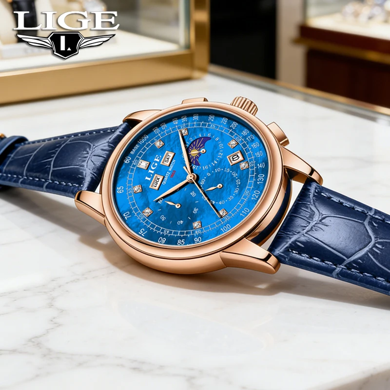 LIGE 2026 Luxury Mens Watch Fashion Business Quartz Wristwatches Waterproof Multifunctional Date Watches Men Gifts Reloj Hombre
LIGE 2026 Luxury Mens Watch Fashion Business Quartz Wristwatches Waterproof Multifunctional Date Watches Men Gifts Reloj Hombre
