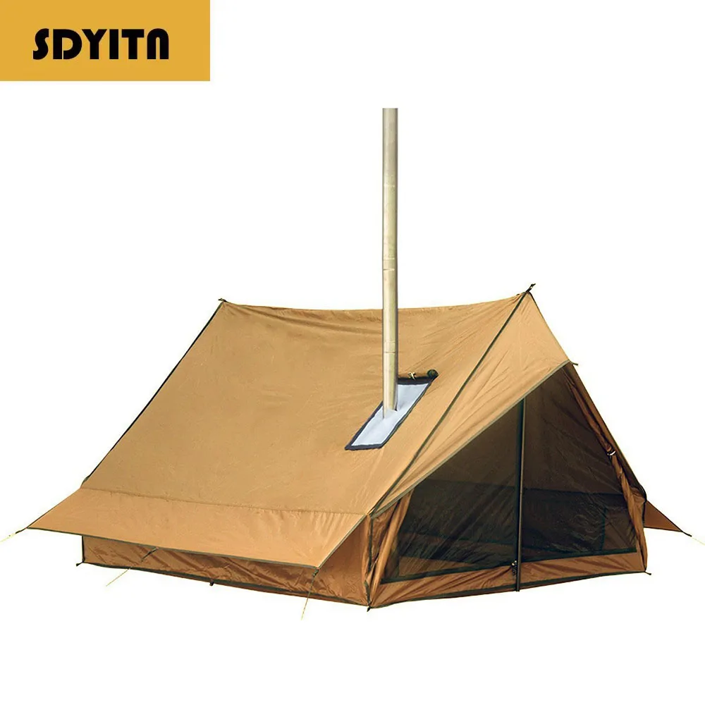 Portable Waterproof Outdoor Camping Beach Tent House Style Lightweight Double BC Tent with Chimney Vent Rainproof
Portable Waterproof Outdoor Camping Beach Tent House Style Lightweight Double BC Tent with Chimney Vent Rainproof