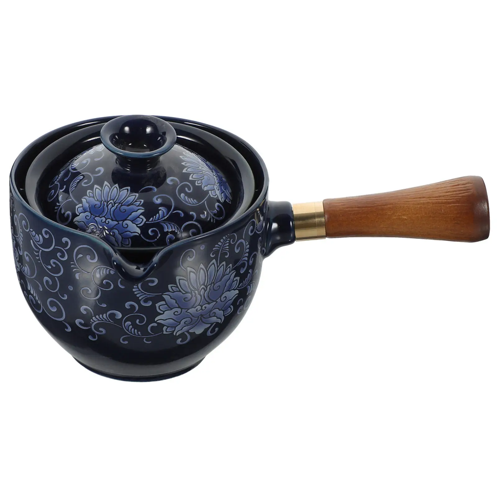 Porcelain Ceramic Gongfu Tea Pot Rotatable Side Handle Teapot 360 Degree Rotation Traditional Chinese Tea Kettle Household Use
Porcelain Ceramic Gongfu Tea Pot Rotatable Side Handle Teapot 360 Degree Rotation Traditional Chinese Tea Kettle Household Use