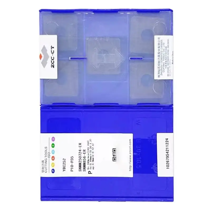 Original ZCCCT SNMM250724-ER SNMM250732-ER SNMM250924-ER SNMM250932-ER YBC252 carbide insert for CNC turning Tools
Original ZCCCT SNMM250724-ER SNMM250732-ER SNMM250924-ER SNMM250932-ER YBC252 carbide insert for CNC turning Tools