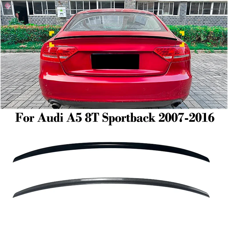 Car Trunk Roof Spoiler for Audi A5 8T Sportback 2007-2016 S5 Style Rear Boot Tail Wing Splitter Auto Body Kits Car Accessories
Car Trunk Roof Spoiler for Audi A5 8T Sportback 2007-2016 S5 Style Rear Boot Tail Wing Splitter Auto Body Kits Car Accessories