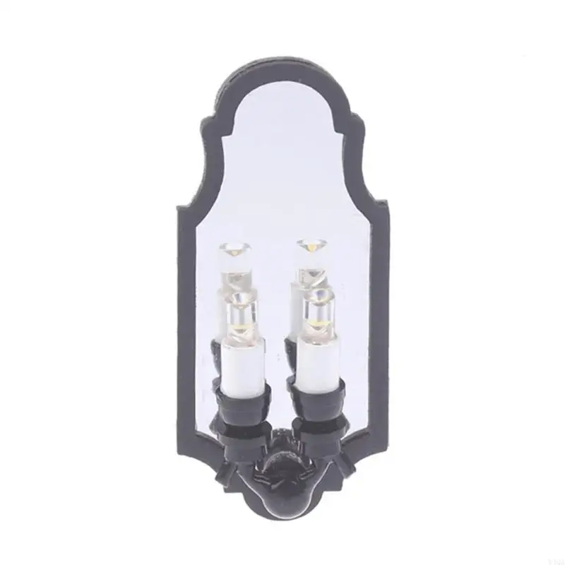 Y4QA Dollhouses Wall Sconce 2 Head Wall Lamp 1/12 Scale LED Lighting Accessory for Miniature Scene and Garden Display
Y4QA Dollhouses Wall Sconce 2 Head Wall Lamp 1/12 Scale LED Lighting Accessory for Miniature Scene and Garden Display