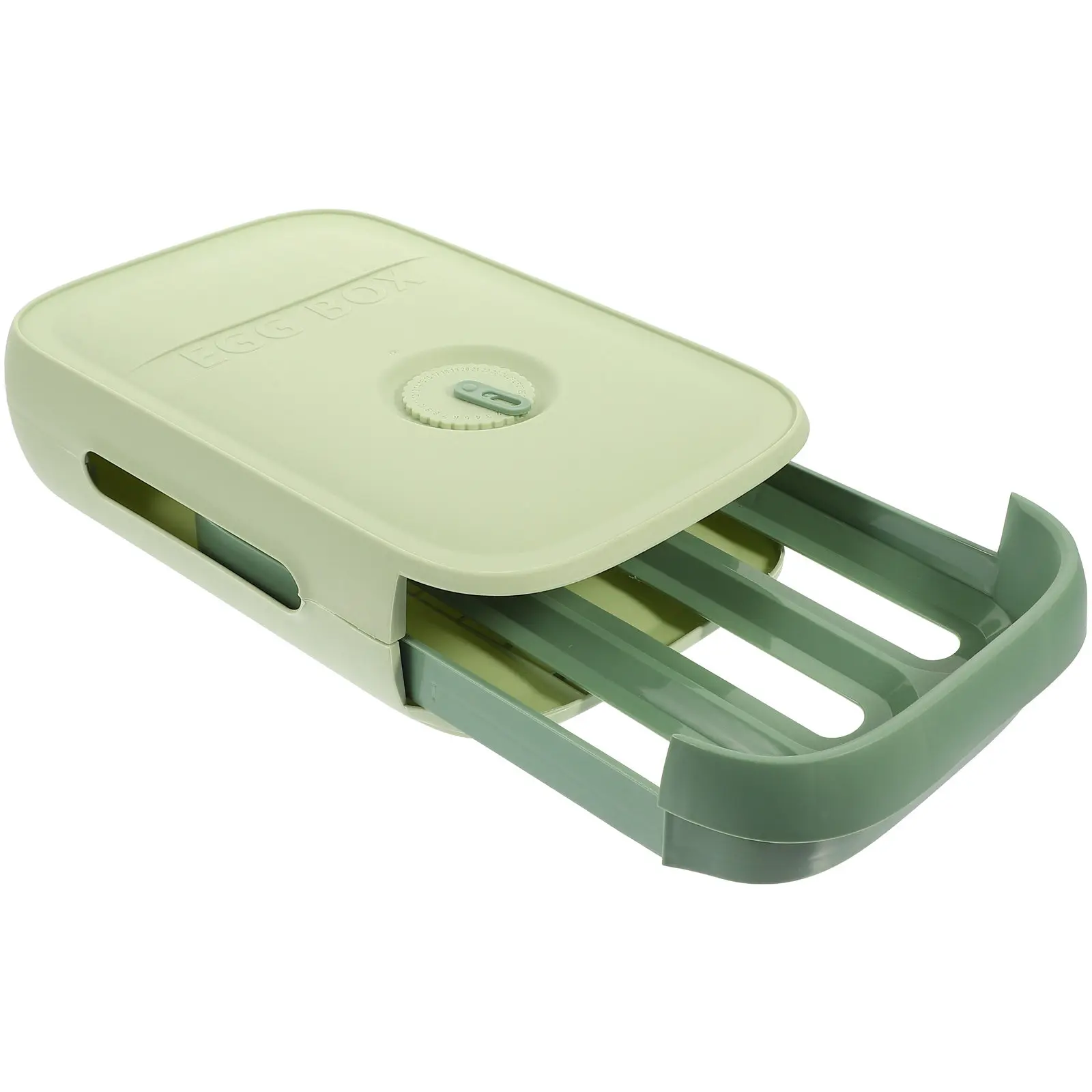 Drawer Type Egg Holder Large Capacity Flexible PP Material Egg Storage Container Refrigerator Organizer Automatic Rolling Eggs
Drawer Type Egg Holder Large Capacity Flexible PP Material Egg Storage Container Refrigerator Organizer Automatic Rolling Eggs