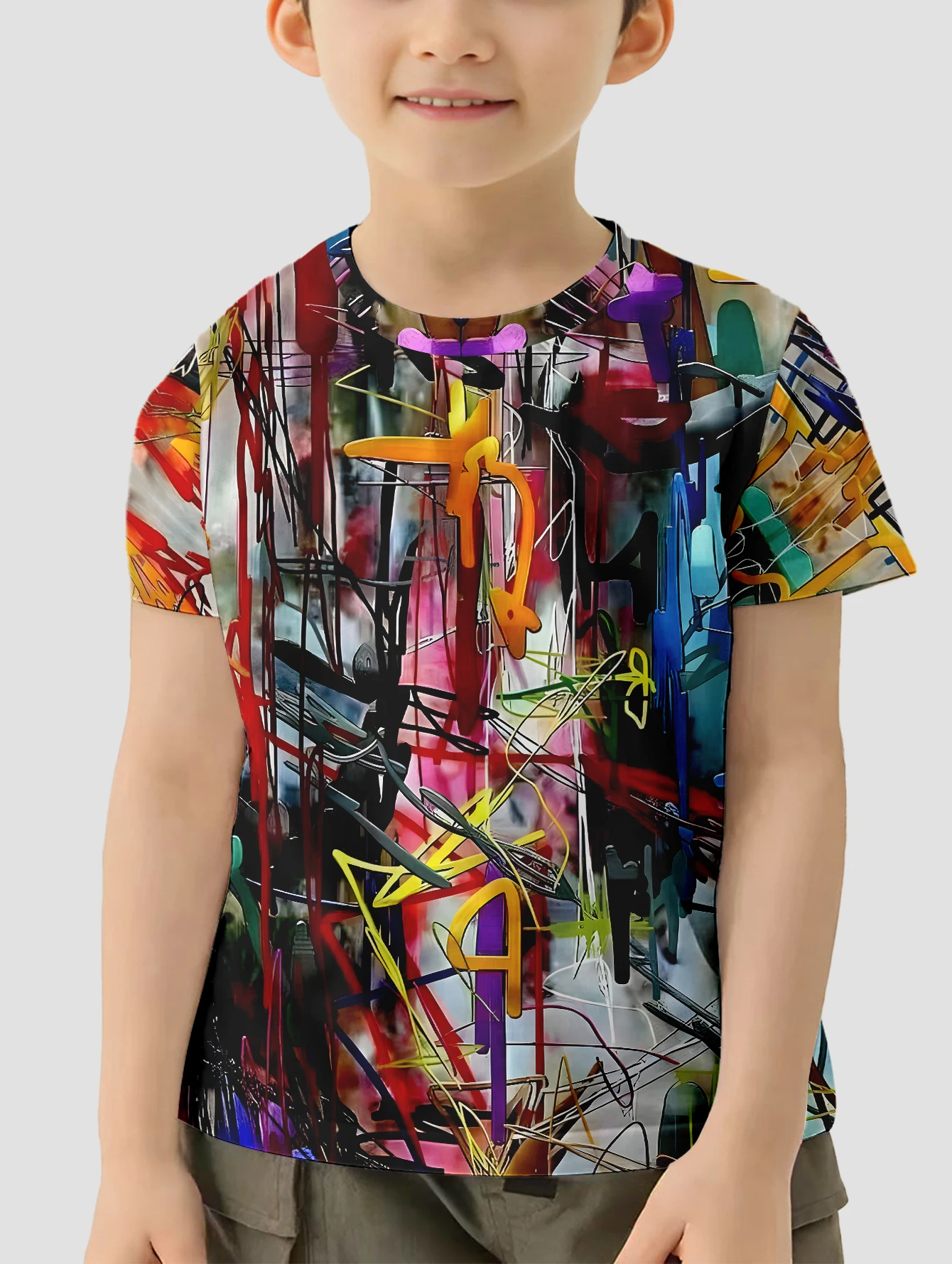 Mudkingdom Colorful Painting Boys Wear Clothes for Boy Child T Shirt T-shirts for Children Children's Clothing Boys Tops Top Tee
Mudkingdom Colorful Painting Boys Wear Clothes for Boy Child T Shirt T-shirts for Children Children's Clothing Boys Tops Top Tee