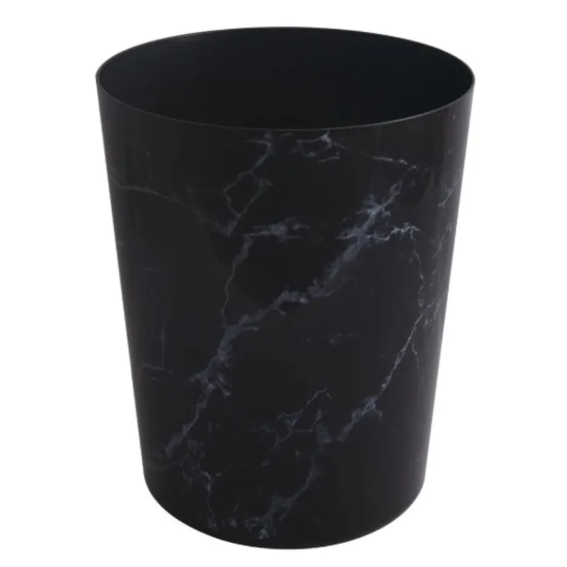 Bathroom Trash Can, 5 Gallon Small Plastic Garbage Bin with No Lid, Black Marble
Bathroom Trash Can, 5 Gallon Small Plastic Garbage Bin with No Lid, Black Marble