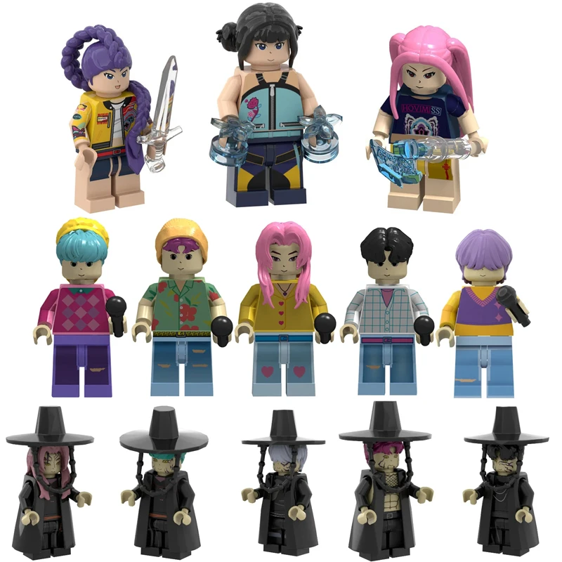2026 Anime Kpop Demon Hunters Rumi Zoey Mira Mini Figure Building Blocks Toy, Desk Decoration Figures child Christmas Toy Gift
2026 Anime Kpop Demon Hunters Rumi Zoey Mira Mini Figure Building Blocks Toy, Desk Decoration Figures child Christmas Toy Gift
