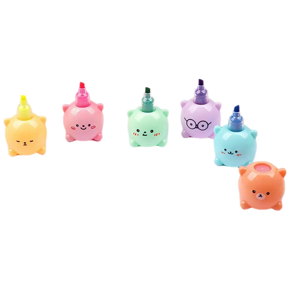 School Scrapbook Marker Fun Highlighter Pens Bear Bookmarks Multi-function Marking Plastic
School Scrapbook Marker Fun Highlighter Pens Bear Bookmarks Multi-function Marking Plastic