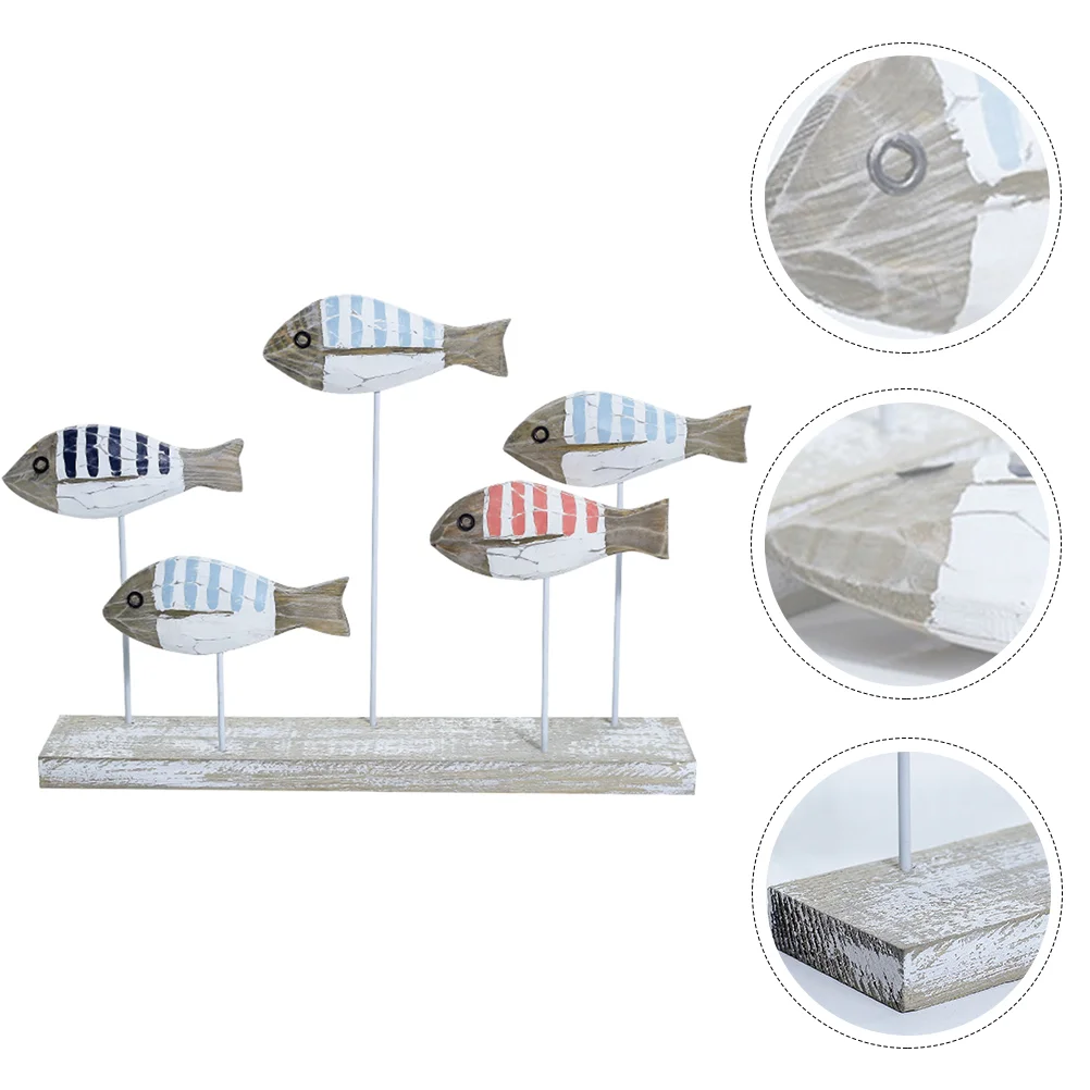 Fish Ornament Wooden Stock Decor Home Decors Desktop Craft Solid Metal Mediterranean Decorative
Fish Ornament Wooden Stock Decor Home Decors Desktop Craft Solid Metal Mediterranean Decorative