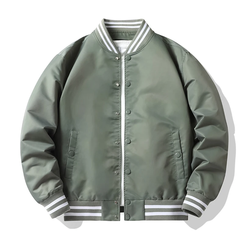 High Quality Spring Aviator Men Baseball Jacket Military Coat Fashion Casual Solid Color Jacket Vintage Slim Coats Oversized
High Quality Spring Aviator Men Baseball Jacket Military Coat Fashion Casual Solid Color Jacket Vintage Slim Coats Oversized
