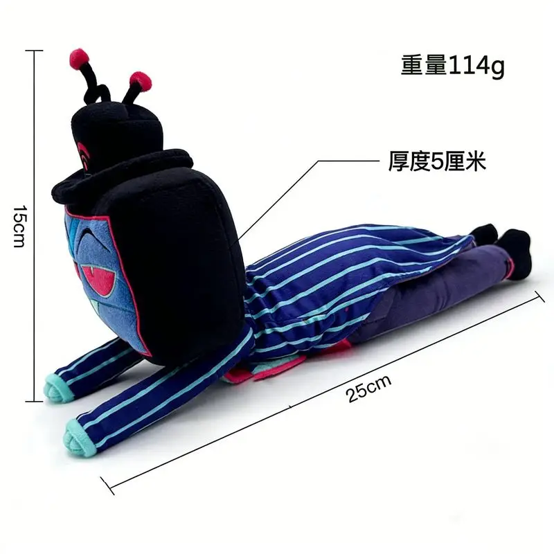 Новые плюшевые куклы Hazbin Hotel Vox Niffty 25 см, милые аниме-подушки, игрушки для декора комнаты, подарок на день рождения для фанатов, в наличии.
Новые плюшевые куклы Hazbin Hotel Vox Niffty 25 см, милые аниме-подушки, игрушки для декора комнаты, подарок на день рождения для фанатов, в наличии.