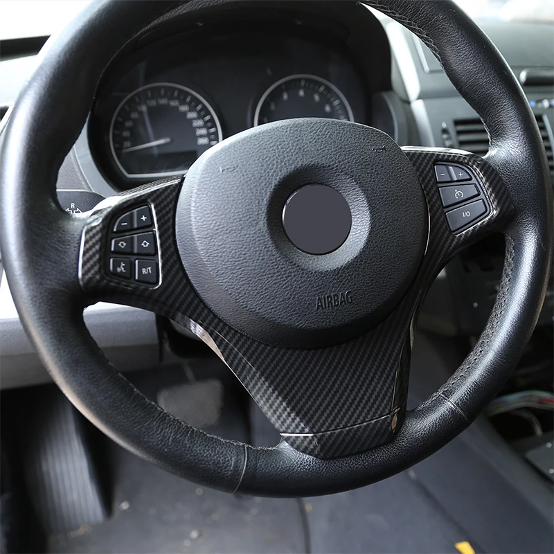 For BMW X3 E83 2006-2009 Steering Wheel Decorative Frame ABS Carbon Fiber Pattern Interior Modification Accessories 1 Pcs
For BMW X3 E83 2006-2009 Steering Wheel Decorative Frame ABS Carbon Fiber Pattern Interior Modification Accessories 1 Pcs
