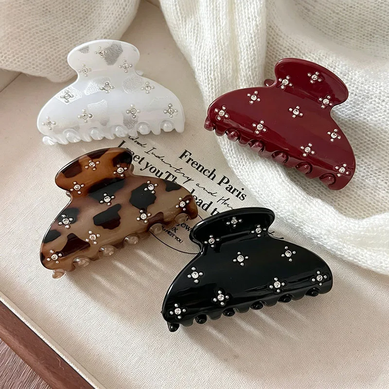 4pcs/set Elegant Rhinestones Small Hair Claw For Women Girls Sweet Hair Claw Clip Hair Clip Hairpin Fashion Hair Accessories
4pcs/set Elegant Rhinestones Small Hair Claw For Women Girls Sweet Hair Claw Clip Hair Clip Hairpin Fashion Hair Accessories