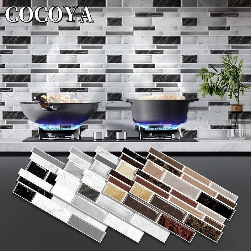 10/20/30 PCS Peel and Stick Tile Sticker Self Adhesive Imitation Marble Wall Stickers Stick on Tile Backsplash for Kitchen Decor
10/20/30 PCS Peel and Stick Tile Sticker Self Adhesive Imitation Marble Wall Stickers Stick on Tile Backsplash for Kitchen Decor