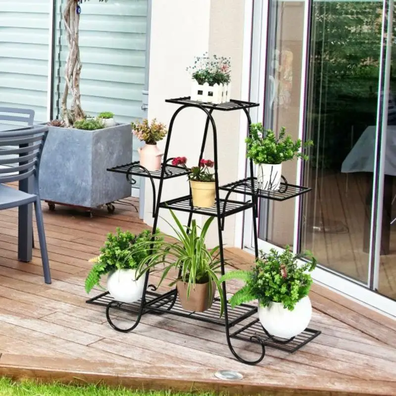 7 Tier Metal Patio Plant Stand
7 Tier Metal Patio Plant Stand
