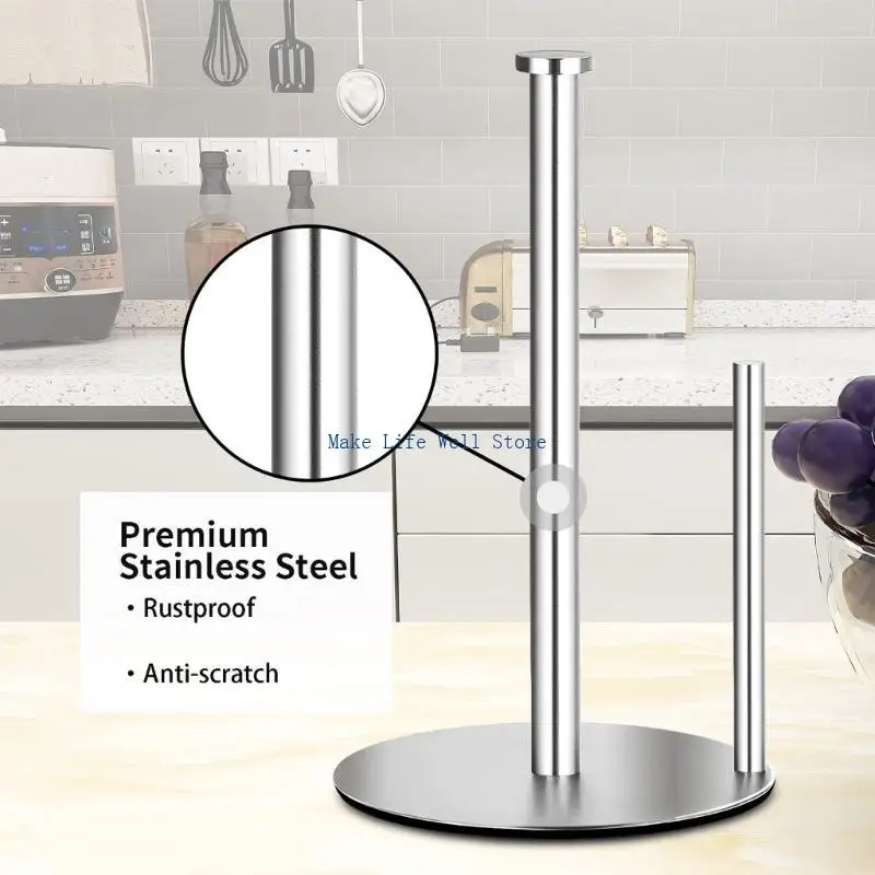 Stainless Steel Toilet Paper Holder with Easy Installation for Kitchen Bathroom
Stainless Steel Toilet Paper Holder with Easy Installation for Kitchen Bathroom