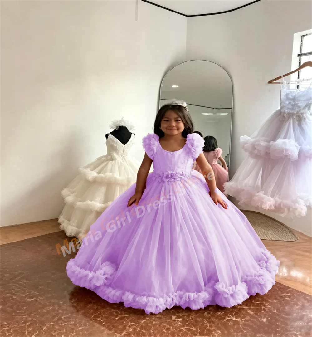 Lilac Cute Princess Children's First Party Dress Suitable For Wedding Bridesmaids Fluffy Pleated Flower Girl Dress Customizable
Lilac Cute Princess Children's First Party Dress Suitable For Wedding Bridesmaids Fluffy Pleated Flower Girl Dress Customizable