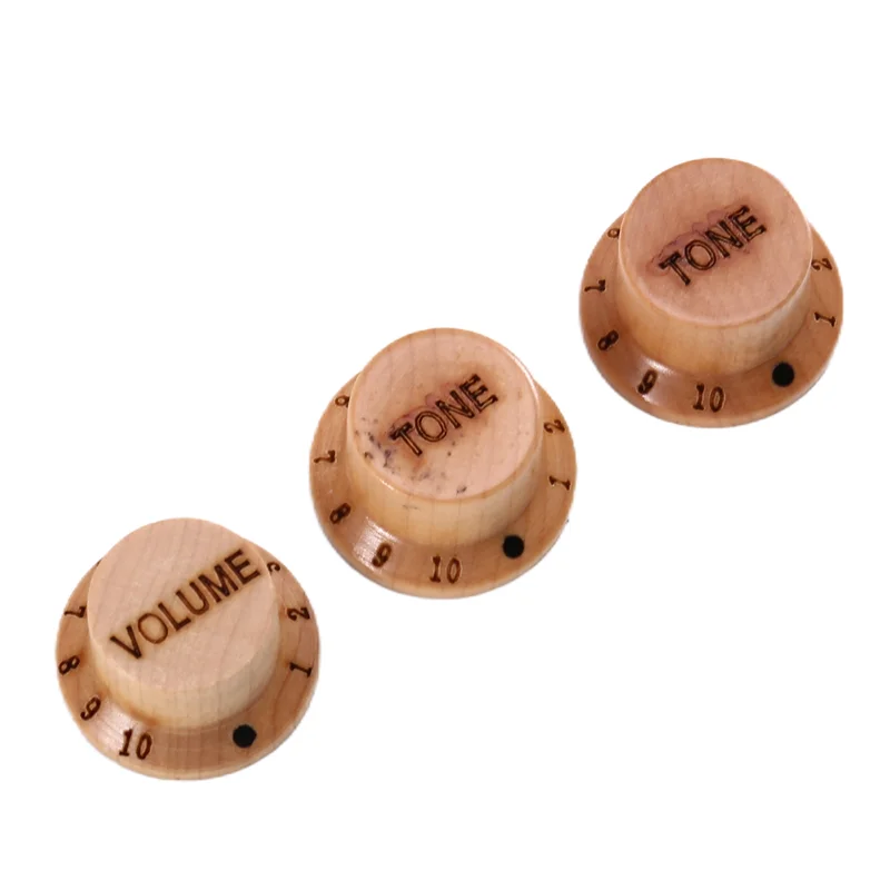 A37Q-3Pcs Wood Guitar Knobs Wood Control Volume Tone Buttons Electric Accessories Replacement Caps For Bass Potentiometer
A37Q-3Pcs Wood Guitar Knobs Wood Control Volume Tone Buttons Electric Accessories Replacement Caps For Bass Potentiometer