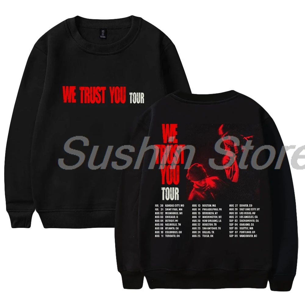 Metro Boomin We Trust You Tour 2024 Sweatshirt Unisex Crewneck Long Sleeve Streetwear Women Men Fashion Clothes
Metro Boomin We Trust You Tour 2024 Sweatshirt Unisex Crewneck Long Sleeve Streetwear Women Men Fashion Clothes