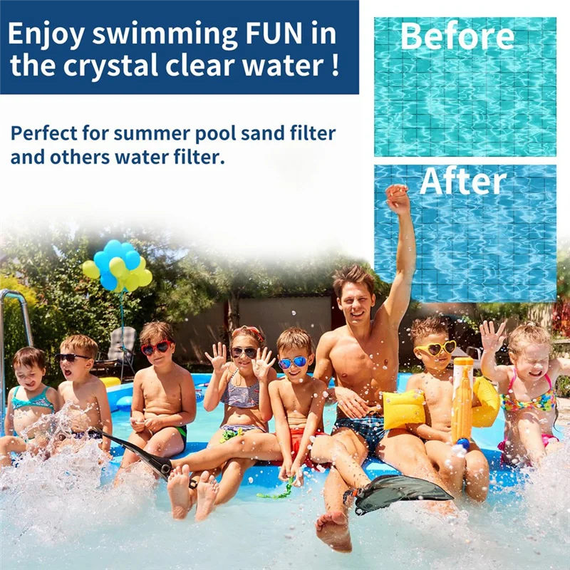 MAKE-1.5 Lbs Pool Filter Balls, Pool Filter Media Fiber Ball For Swimming Pool Bath Center Bathtubs Durable
MAKE-1.5 Lbs Pool Filter Balls, Pool Filter Media Fiber Ball For Swimming Pool Bath Center Bathtubs Durable